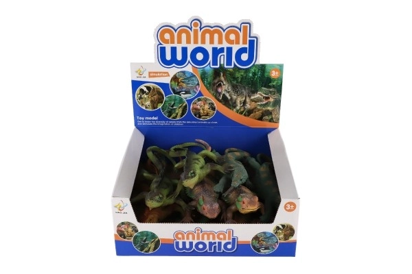 Animal lézard avec ventouse gomme 22cm