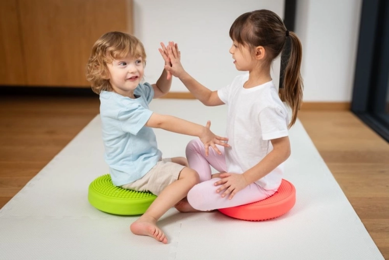 Entraînement ludique de l’équilibre pour les enfants