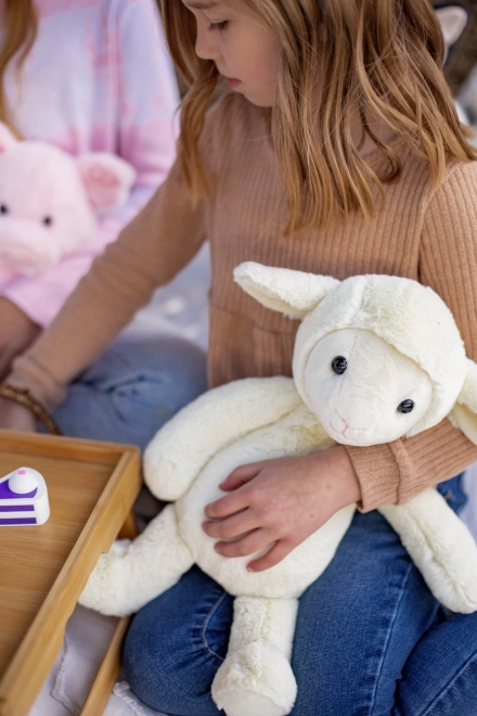 Agneau en peluche