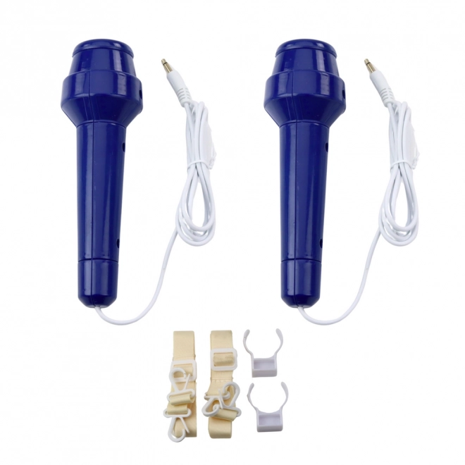 Ensemble de karaoké deux microphones et haut-parleur Bluetooth
