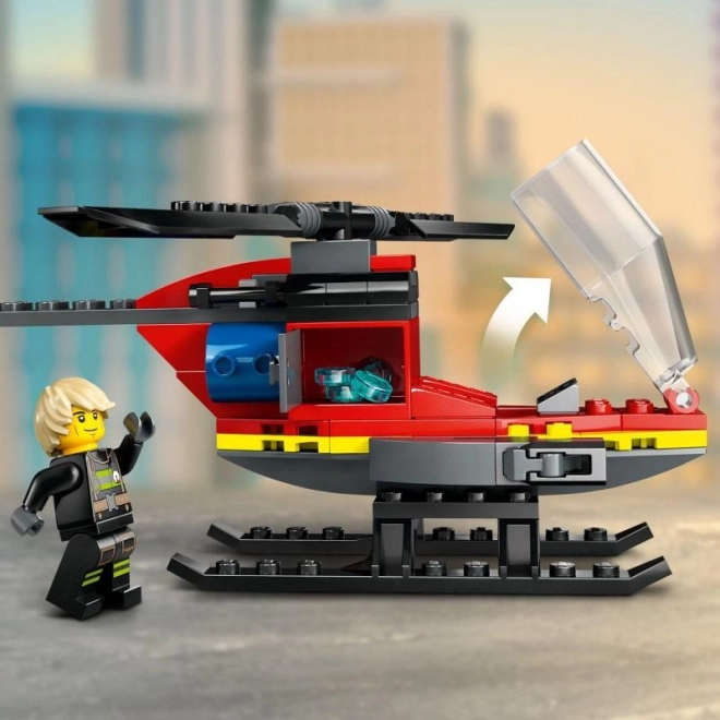 LEGO® City 60411 Hélicoptère de secours des pompiers