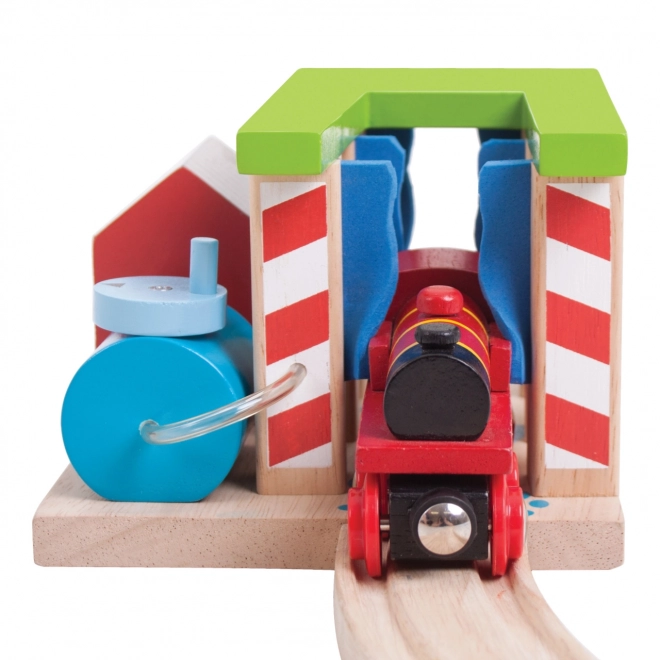 Station de lavage pour trains
