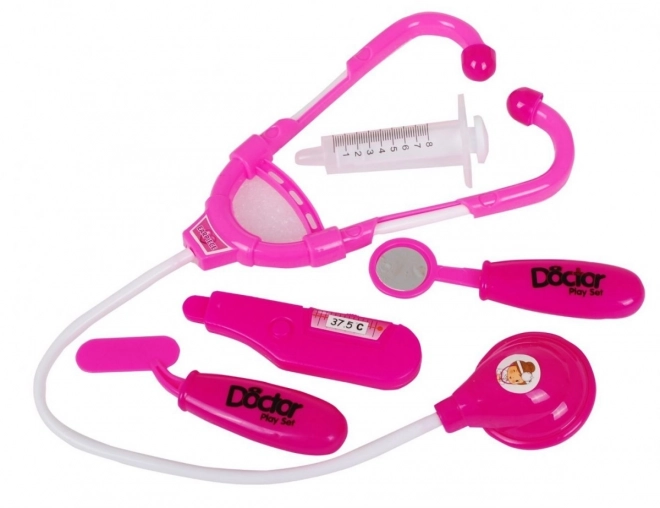 Grande poupée infirmière pour enfants 3+ Accessoires pour médecin + stéthoscope + thermomètre + seringue