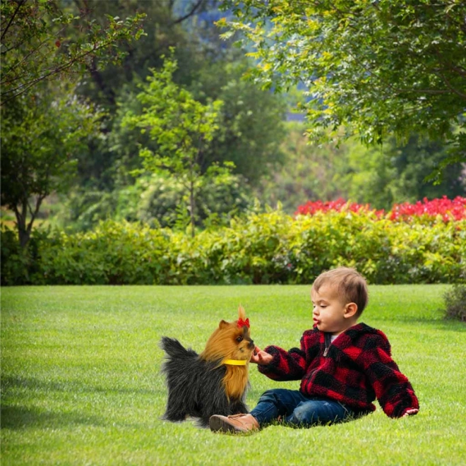 Chien en peluche interactif York