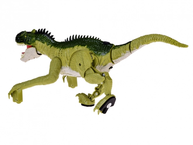 Dinosaure vert télécommandé
