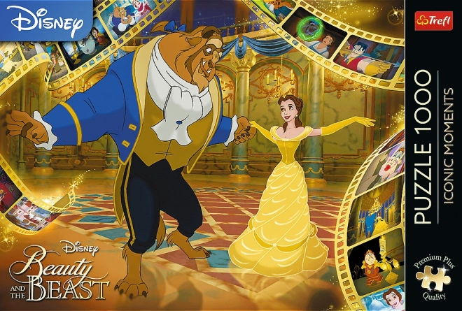 puzzle TREFL Premium Plus moments iconiques: La Belle et la Bête 1000 pièces