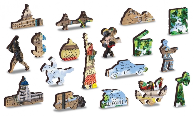 Puzzle en bois rue victorienne 2 en 1