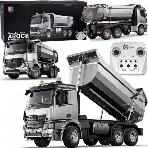 Mercedes-Benz Arocs benne RC en métal 1:20 avec télécommande