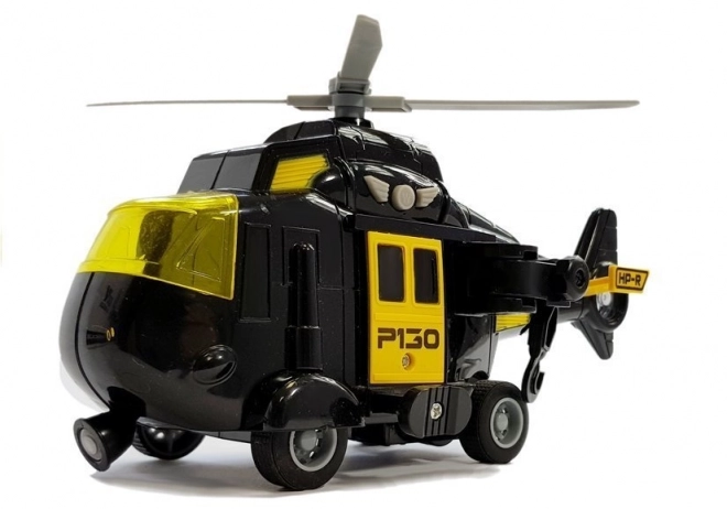 Hélicoptère de secours à piles avec lumières et sons