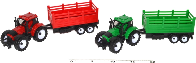 Tracteur avec remorque pour enfants