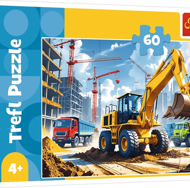 Puzzle Tracteur avec chargeuse 60 pièces