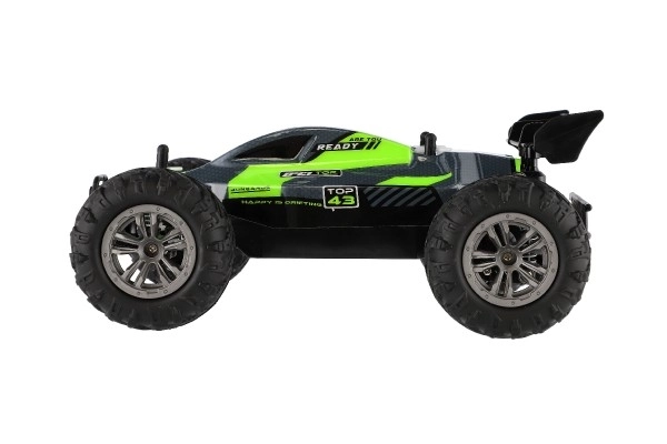 Buggy RC Auto vitesse 2,4GHz en plastique 25cm sur piles dans une boîte 31x14x18cm – Vert