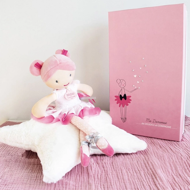 Doudou Jolijou poupée ballerine Lily Rose 36 cm