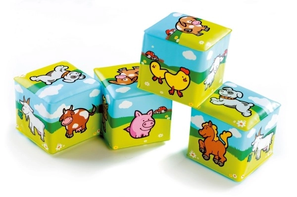 Bloc doux Mes premiers animaux - 7x7 cm