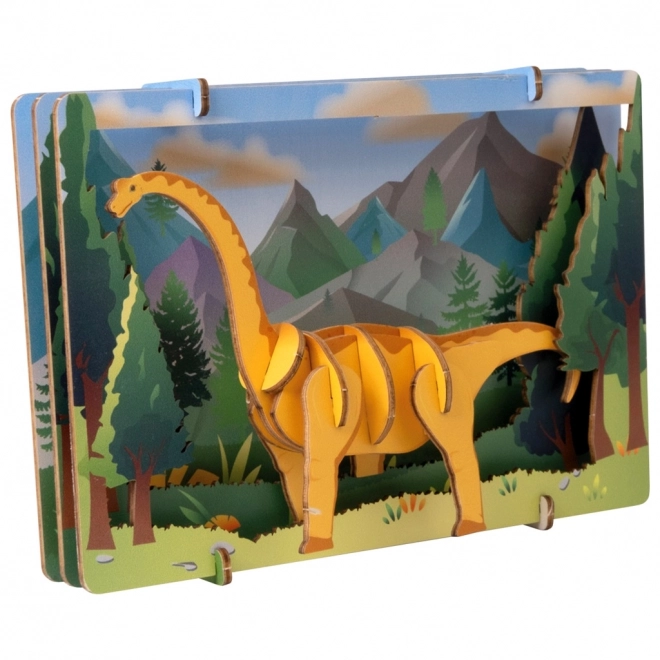 EscapeWelt 3D puzzle en bois Brontosaure