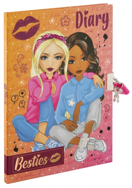 Agenda avec cadenas A5 Besties