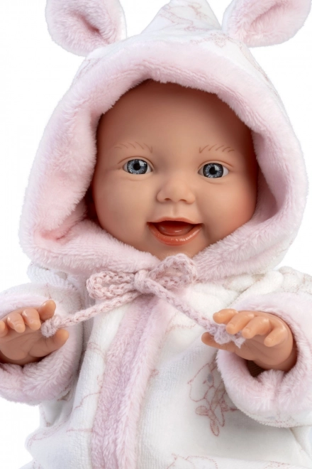 Llorens Little Baby poupée réaliste bébé avec corps en tissu doux
