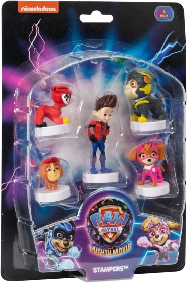 La Pat' Patrouille – tampons avec figurines, set de 5 pièces