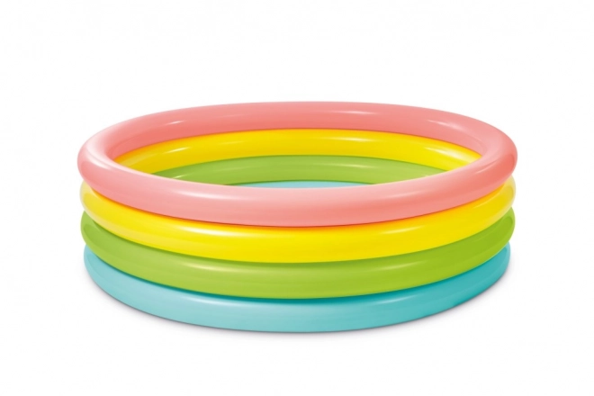 Piscine gonflable colorée - 168 cm