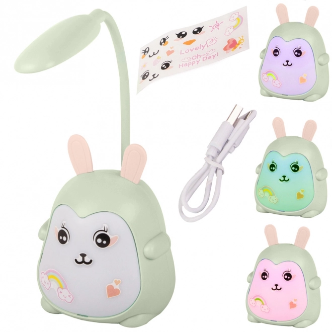 Lampe de table LED RGB pour enfants avec USB