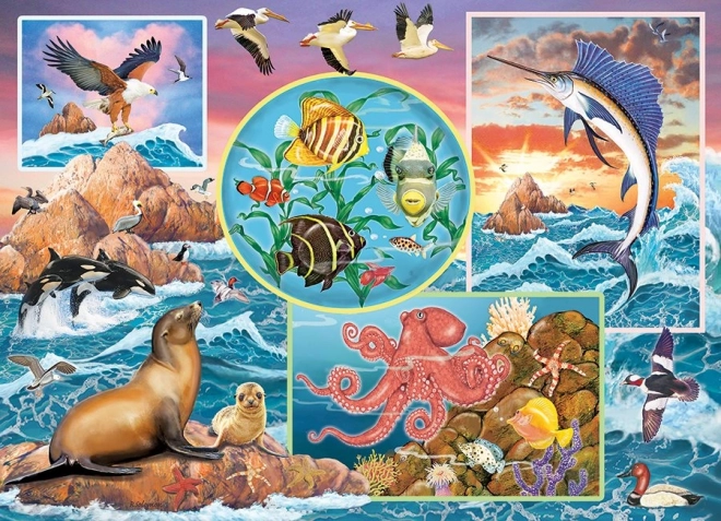 COBBLE HILL Puzzle familial Magie de l'océan 350 pièces