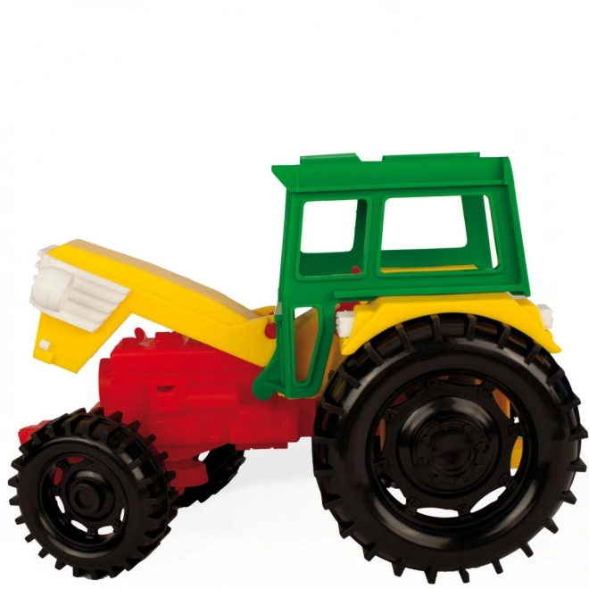 Tracteur avec remorque pour chevaux