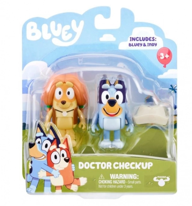 Ensemble de figurines Bluey Examen médical