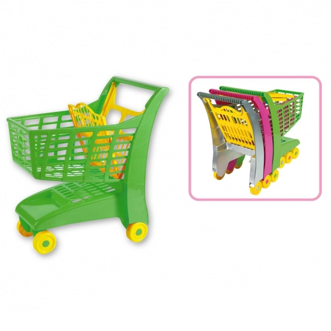 Androni chariot de courses avec siège vert