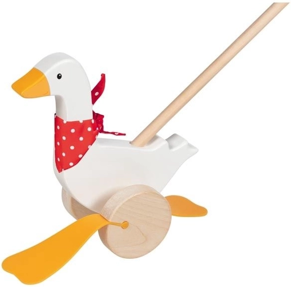 Oie en bois à pousser Berta