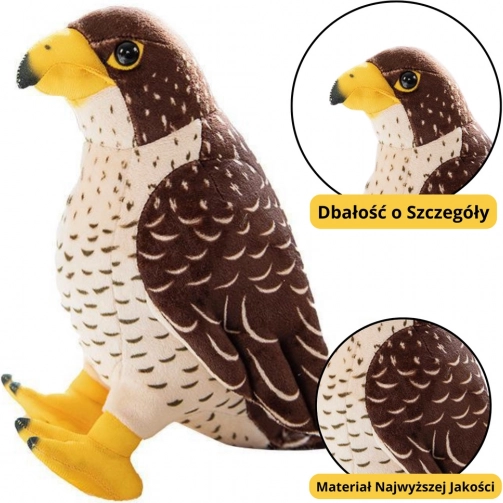 Peluche faucon 30 cm