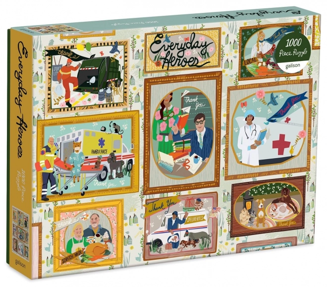 Puzzle GALISON Héros quotidiens 1000 pièces