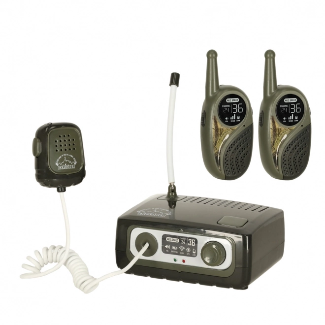 Ensemble de Walkie Talkie pour Enfants avec unité centrale Explorer