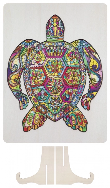 MOXY Puzzle silhouette tortue 130 pièces