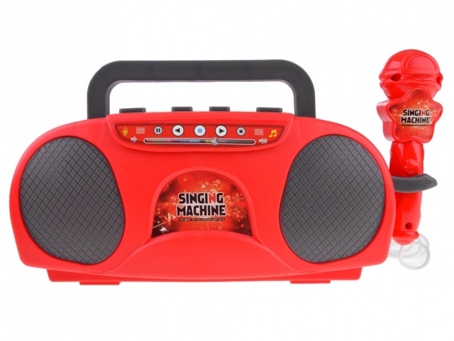 Radio pour enfants avec haut-parleur sans fil et microphone