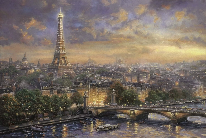 Puzzle Paris, ville de l’amour 1000 pièces SCHMIDT