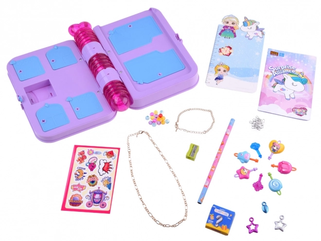 Journal magique secret verrouillable autocollants ZA4706