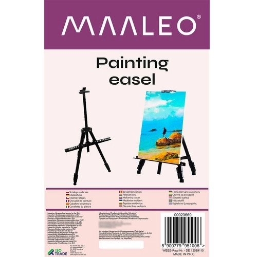 Peinture sur chevalet métallique