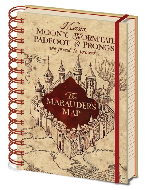Bloc-notes A5 à anneaux, Harry Potter