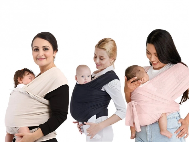Écharpe porte-bébé en tissu respirant