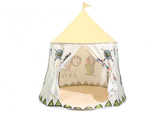 Tipi indien pour enfants Beige 125 cm