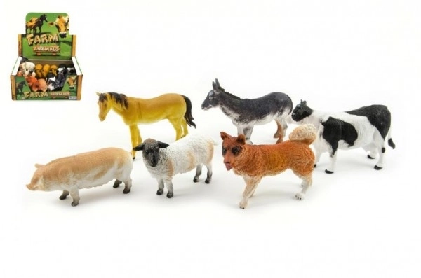 Animaux de la ferme en plastique 11cm assortis - 1 pièce