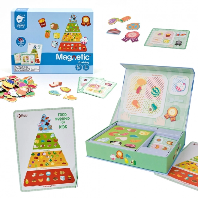 Science de la nutrition pour enfants avec tableau magnétique