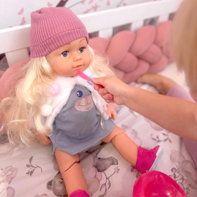 Poupée interactive Zosia avec bonnet 43 cm avec accessoires