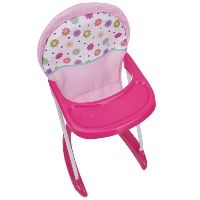 Chaise haute pour poupée Crew Spring Pink