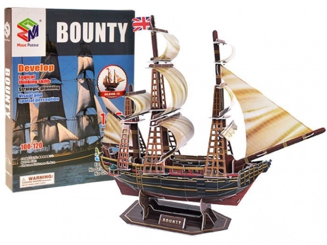 Puzzle 3D navire Bounty