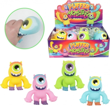 Petite créature antistress en gomme 11 cm – jouet à presser, assortiment de couleurs