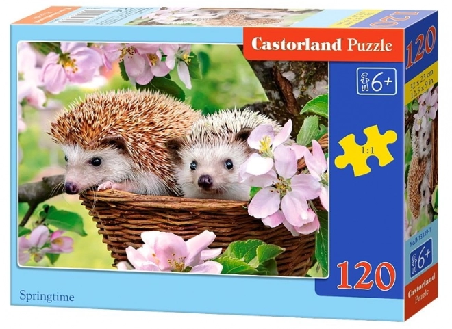 Puzzle 120 pièces temps de printemps