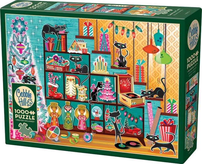 Puzzle Chats de Noël 1000 pièces