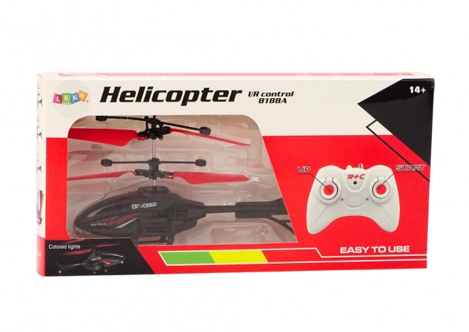 Hélicoptère RC télécommandé Gyroscope – rouge