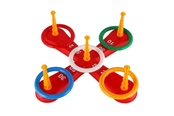 Jeu de lancer - croix avec anneaux